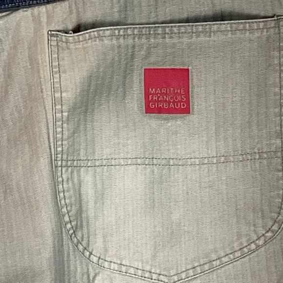 Marithe Francois Girbaud Cargo Pants Ecru Size EU 44 (45x33) Straight Leg VNT - Picture 4 of 12